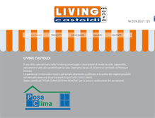 Tablet Screenshot of livingcastoldi.it